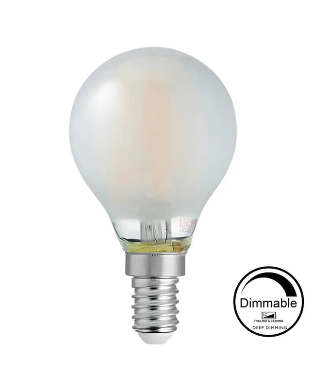 5.5W 806lm E14 2700K Frost Dimmable LED Fancy Round - Home & Garden > Lighting