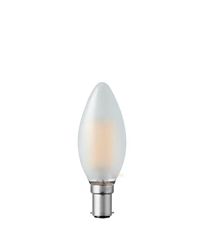 6W Candle LED Bulb B15 Frost in Warm White