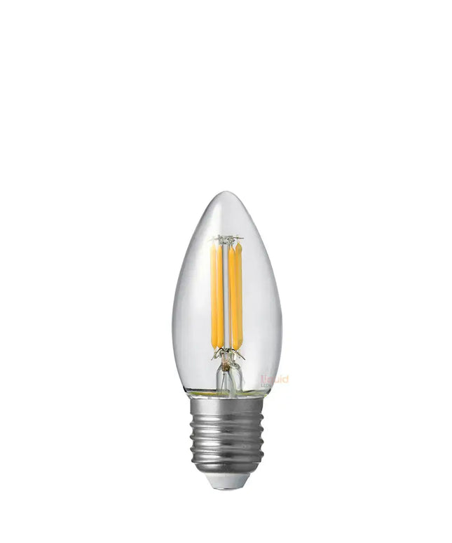 6W Candle LED Bulb E27 Clear in Natural White