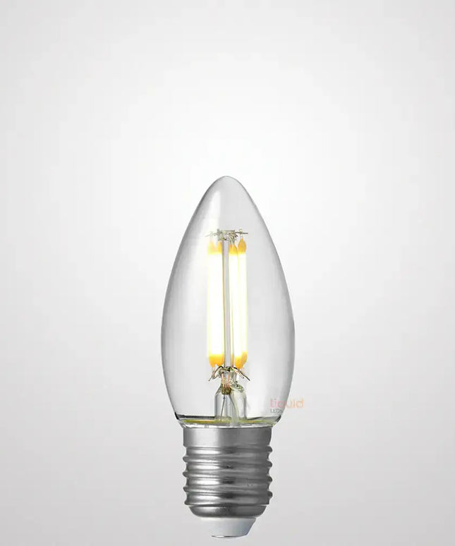 6W Candle LED Bulb E27 Clear in Natural White