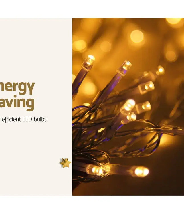 6X3M Christmas Curtain Lights 600LED Warm White-Occasions > Lights-Dropli