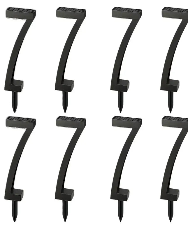 7 Shape Solar LED Garden Lights for Outdoor Pathway and Yard Decoration