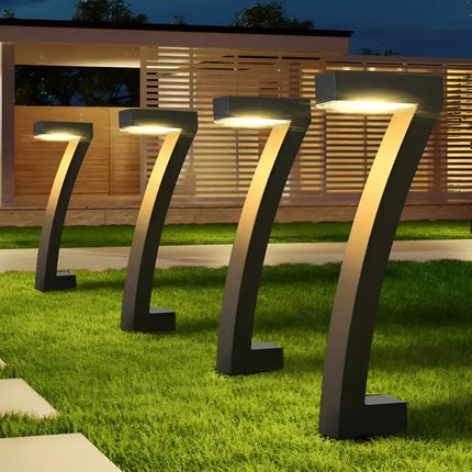 7 Shape Solar LED Garden Lights for Outdoor Pathway and Yard Decoration