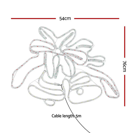 76cm 216 LED Bell Motif Light Decorations Christmas Lights - Occasions > Christmas > Outdoor Decorations & Lights