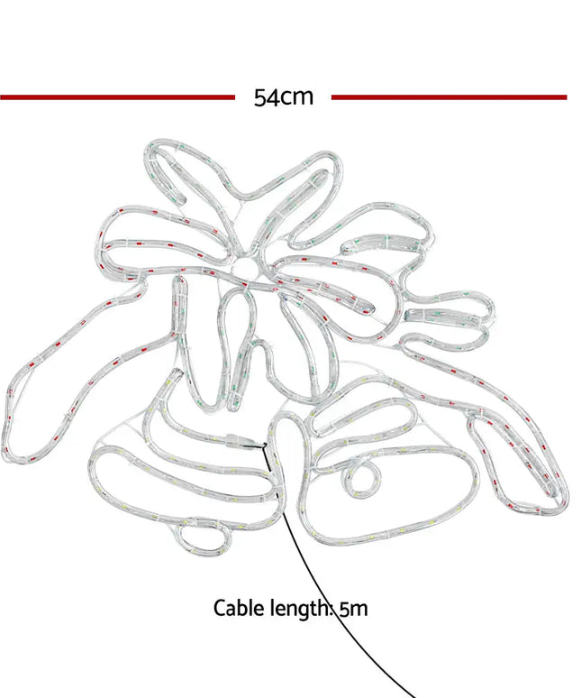 76cm 216 LED Bell Motif Light Decorations Christmas Lights - Occasions > Christmas > Outdoor Decorations & Lights