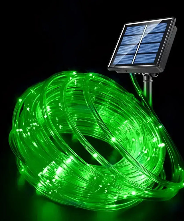 Solar LED Rope Lights Waterproof Outdoor Garden Deck Lighting