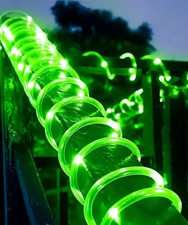 Solar LED Rope Lights Waterproof Outdoor Garden Deck Lighting