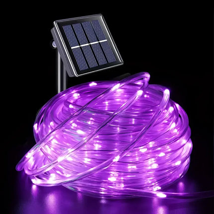 Solar LED Rope Lights Waterproof Outdoor Garden Deck Lighting
