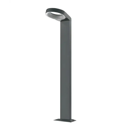 7W LED Bollard Grey Hoop 3000k - BOL3A-Bollard Lights-CLA Lighting