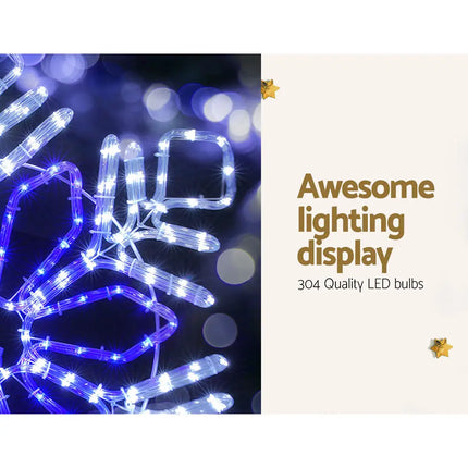 82cm 304 LED Snow Motif Light Decorations Christmas Light - Occasions > Christmas > Outdoor Decorations & Lights
