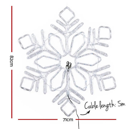 82cm 304 LED Snow Motif Light Decorations Christmas Light - Occasions > Christmas > Outdoor Decorations & Lights