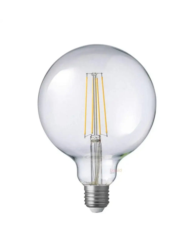 8W G125 LED Globe E27 Clear in Natural White