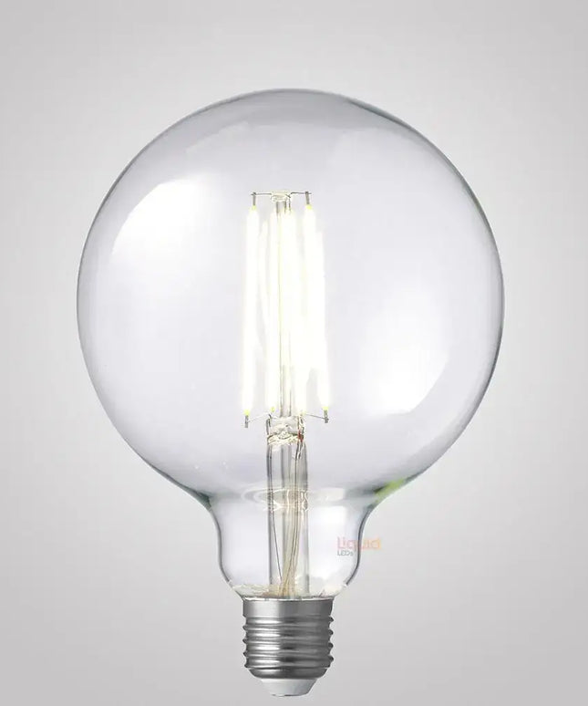 8W G125 LED Globe E27 Clear in Natural White