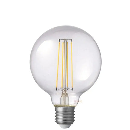 8W G95 LED Globe E27 Clear in Natural White