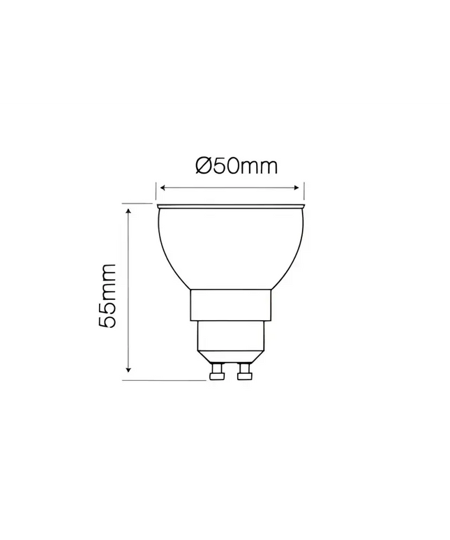 Pack of 5 - 8W = 60W LED GU10 LED Globe Dropli, LED Globes, pack-of-5-qzao-8w-gu10