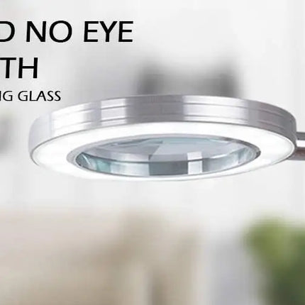 8X Magnifying Lamp with Metal Clamp, Flexible Gooseneck and USB Plug Design-Home & Garden > Lighting-Dropli