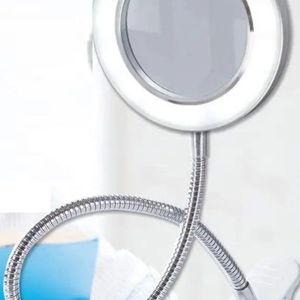 8X Magnifying Lamp with Metal Clamp, Flexible Gooseneck and USB Plug Design-Home & Garden > Lighting-Dropli