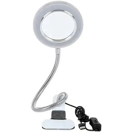 8X Magnifying Lamp with Metal Clamp, Flexible Gooseneck and USB Plug Design-Home & Garden > Lighting-Dropli