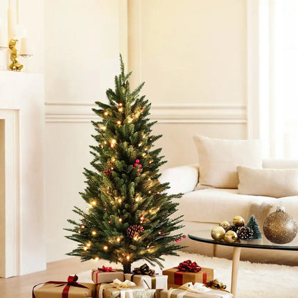 90cm LED Pre-Lit Mini Christmas Tree - Occasions > Christmas > Christmas Trees