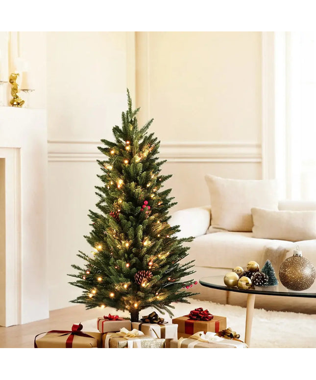 90cm LED Pre-Lit Mini Christmas Tree - Occasions > Christmas > Christmas Trees