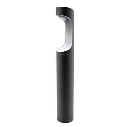 9w LED Bollard Light Black Medium-GARDEN LIGHTS-CLA Lighting