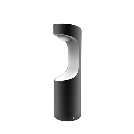 9w LED Bollard Light Black Short-GARDEN LIGHTS-CLA Lighting