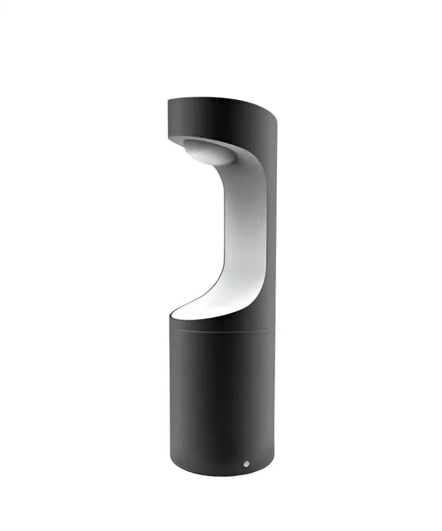 9w LED Bollard Light Black Short-GARDEN LIGHTS-CLA Lighting