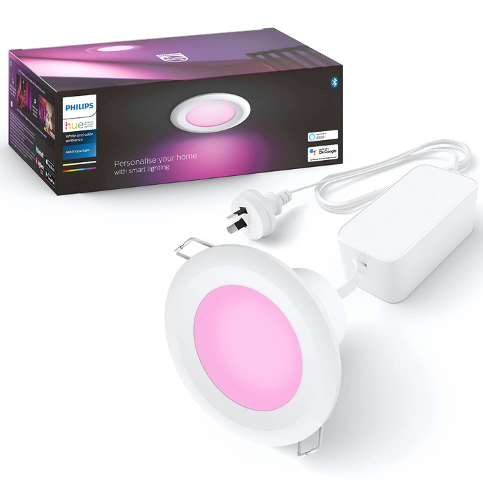 Philips Hue Akari White Colour & Ambience Downlight 90mm