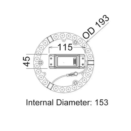 CLA CKTRI - LED Tri-CCT Oyster Conversion Kits IP20