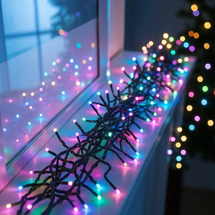 500 LED Connectable Cluster Light - 12 Colour Options