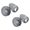 Twin Pack Durable Domus MURO-13 LED single head spotlight, perfect for outdoor lighting.