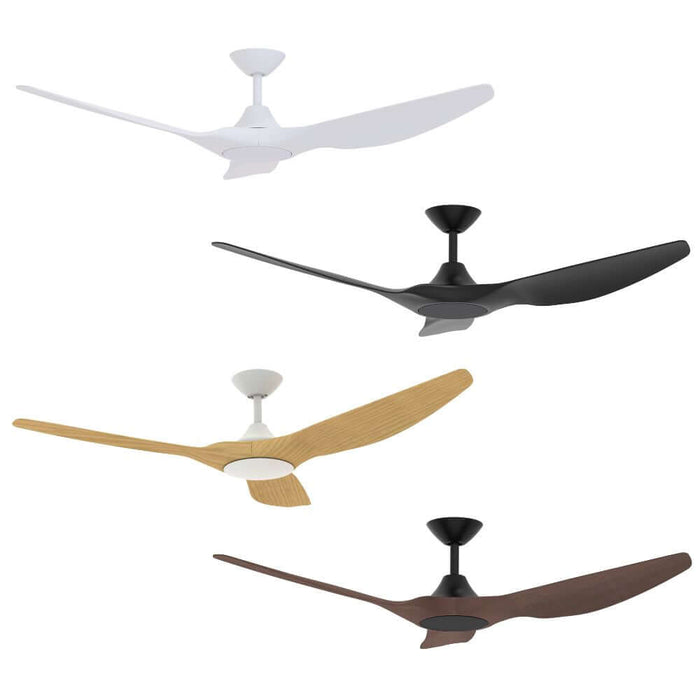 Domus STRIKE-60 - 3 Blade 60" 1520mm DC Ceiling Fan with Optional Light Kit