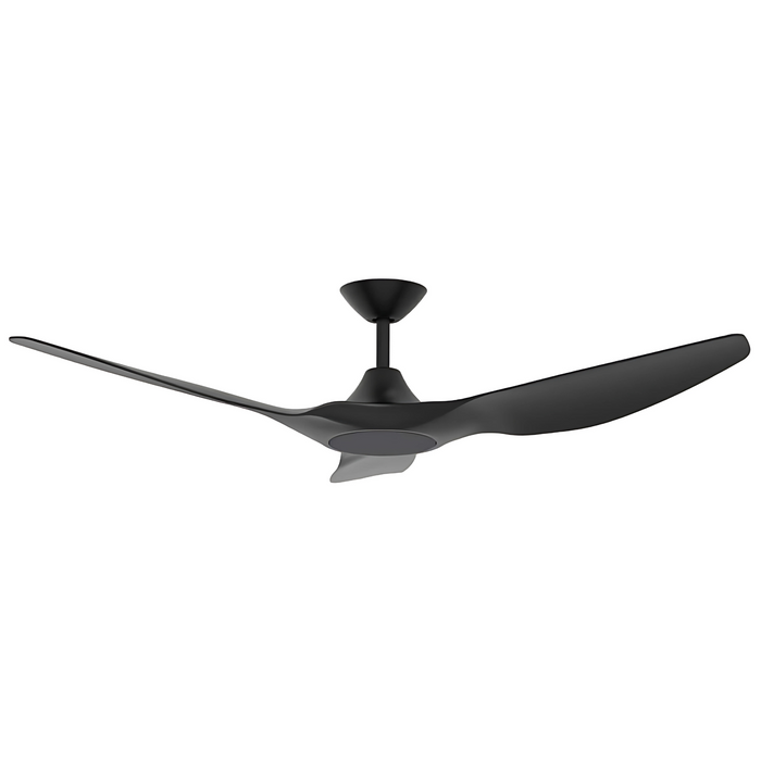 Domus Strike 60" matt black ceiling fan