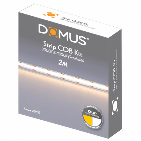 Domus COB Strip light kit duo Colour 2 CCT 3000k and 4000k