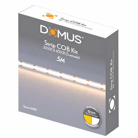 Domus COB Strip light kit duo Colour 2 CCT 3000k and 4000k