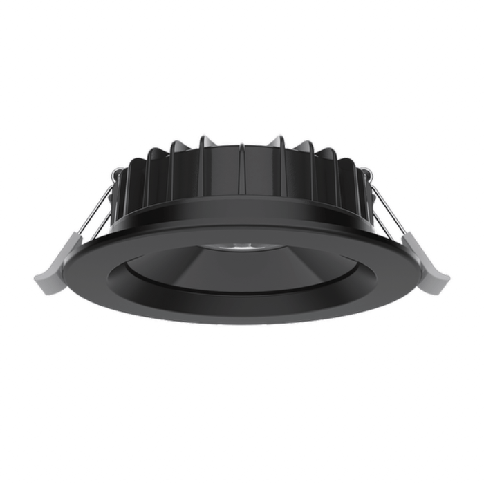 Domus Swap Step 8W Black TRIO LED Downlight - 90mm cut out