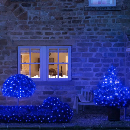 240 LED Fairy Light Chain Clear Cable - 7 Colour Options