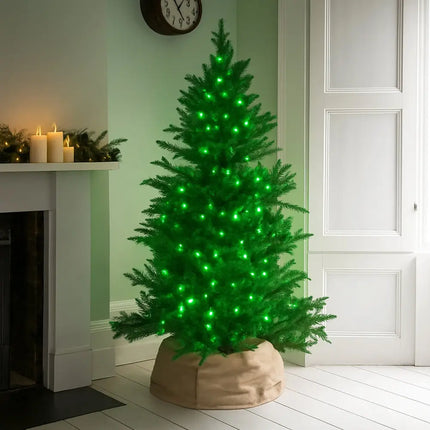 240 LED Fairy Light Chain Clear Cable - 7 Colour Options