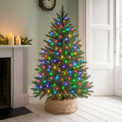 240 LED Fairy Light Chain Clear Cable - 7 Colour Options