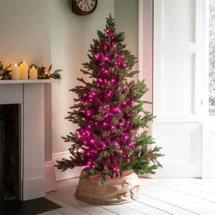 240 LED Fairy Light Chain Clear Cable - 7 Colour Options