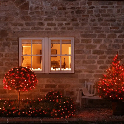 240 LED Fairy Light Chain Clear Cable - 7 Colour Options