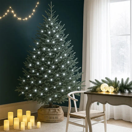 240 LED Fairy Light Chain Clear Cable - 7 Colour Options