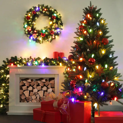 C9 Pinecone 50 LEDs Connectable String Light - 7 Colour Options