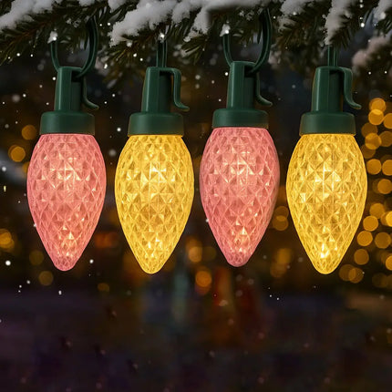 C9 Pinecone 50 LEDs Connectable String Light - 7 Colour Options