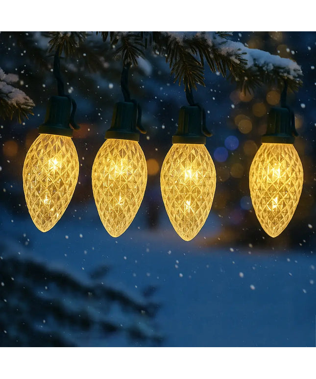 C9 Pinecone 50 LEDs Connectable String Light - 7 Colour Options