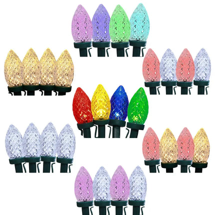 C9 Pinecone 50 LEDs Connectable String Light - 7 Colour Options