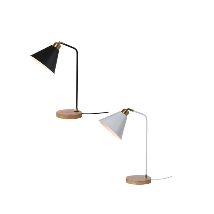 Lexi AIMEE - LED Metal & Wood Table Lamp