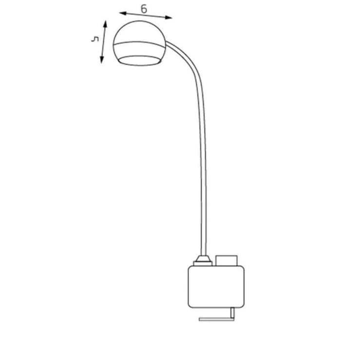 Lexi - Inbuilt LED Multi-Functional Desk Lamp
