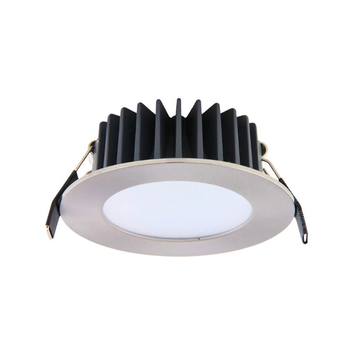 Lummax DL7010 - 10W LED Dimmable Mini Round Flat Face Downlight IP44 Satin Chrome