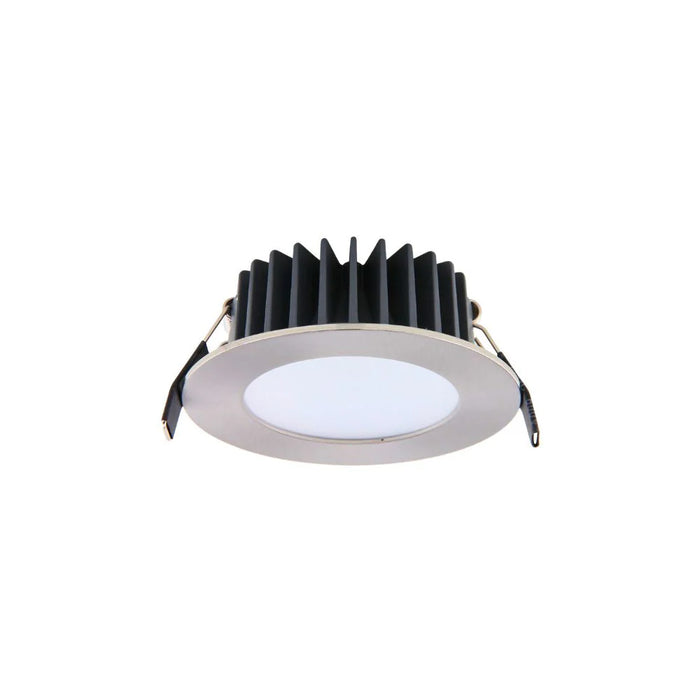 Lummax DL7010 - 10W LED Dimmable Mini Round Flat Face Downlight IP44 Satin Chrome